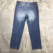 Bandolino Blu Jeans Women  s Size 10 32x28 Blue Mandie Classic Straight Denim