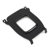 Placa de cubierta de eliminación de bota Hybrid Racing Maxim Shift negra aluminio 96-00 Civic EK