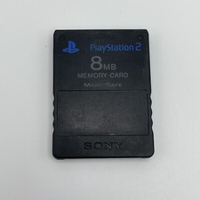 Official OEM Sony Playstation 2 PS2 8MB Magicgate Memory Card SCPH-10020 Black