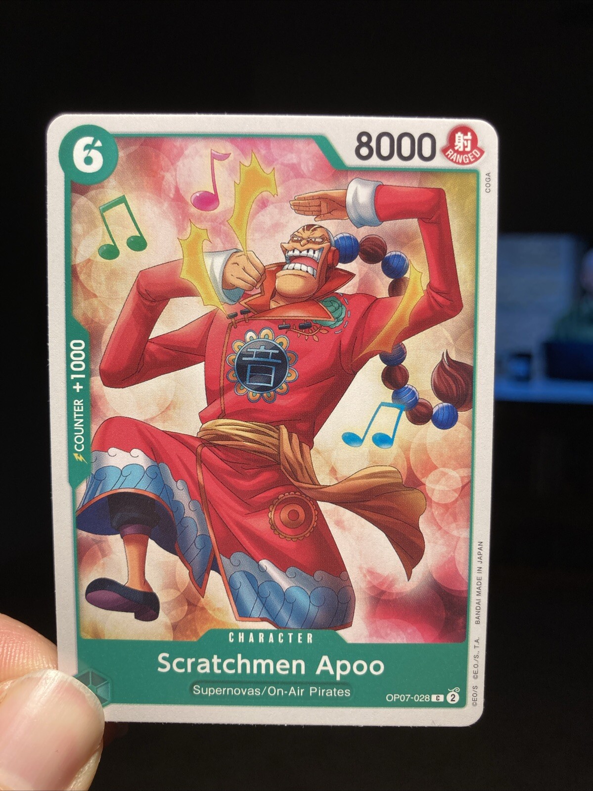 Scratchmen Apoo (OP07-028) One Piece TCG - 500 Years In The Future - NM/M