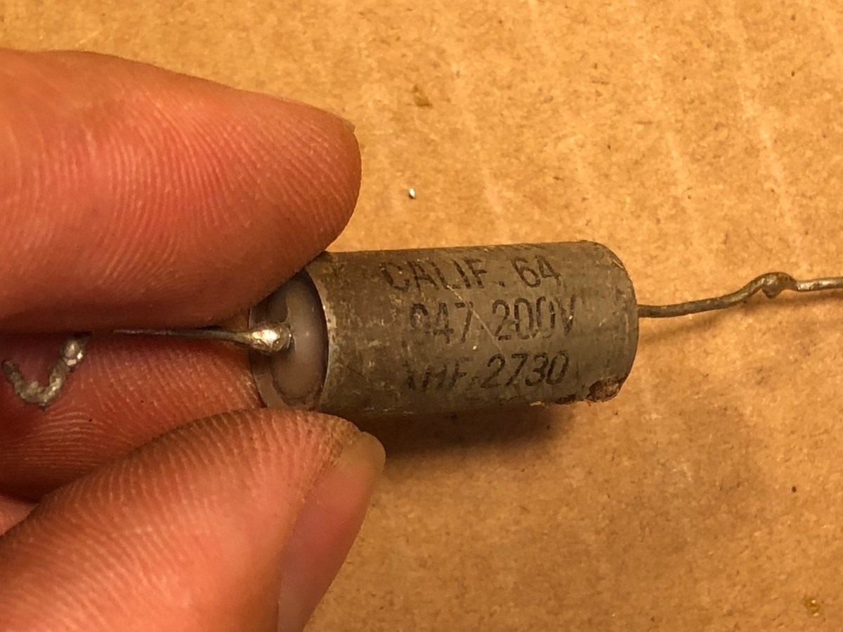 Vintage Gudeman .047 uf 200v PIO Capacitor 1960s Vitamin Q