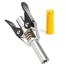 Grease Gun Accessory Kit Double Handle Coupler With Zerk Fitting Cleaner 1/8 Npt