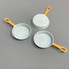 Lot 3 PAN KITCHEN Saucepan Accessories For 18" American Girl doll Toys dollhouse