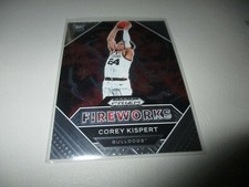 Corey Kispert 2021 Panini Prizm Draft Picks Fireworks RC #6