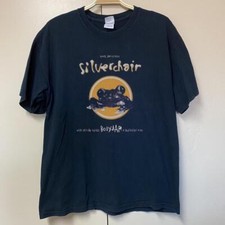 Silverchair band 90s rare design black T shirt Albums tee Classic style