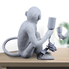 Monkey Table Lamp Nordic Light Resin Simian Hanging Rope Wall Lights LED Fixture