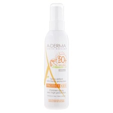 A-Derma Protect - Kids Spray Solare Bambini SPF50+ Protezione Molto Alta, 200ml