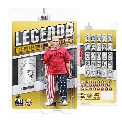 Legends of Professional Wrestling SANDMAN (USA) Actionfigur WWE RA Style NEU