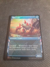 1x FOIL RUIN CRAB - Zendikar Showcase - MTG - NM - Magic the Gathering