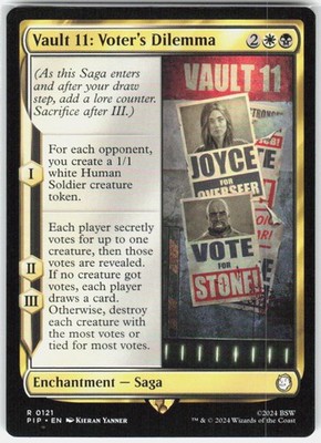 Vault 11: Voter's Dilemma 121 Universes Beyond: Fallout Magic: The Gathering NM