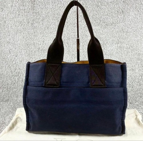 ADMJ Canvas Tote Bag A4 Navy Embroidery Japan - Inclu… - Gem