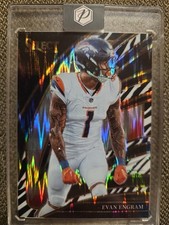 2025 Panini Select Evan Engram #210 Club level Zebra Prizm Shock SSP Broncos!