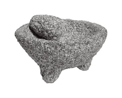 Bene Casa Gray Granite Mortar & Pestle 8''L x 4''W