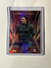 2025 Topps WWE Universe Roman Reigns Dazzling Debuts #DDE-2 Galaxy Parallel