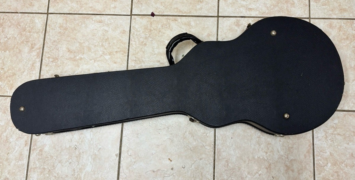 2002 Gibson USA Les Paul Hardshell Case Black Snakeskin