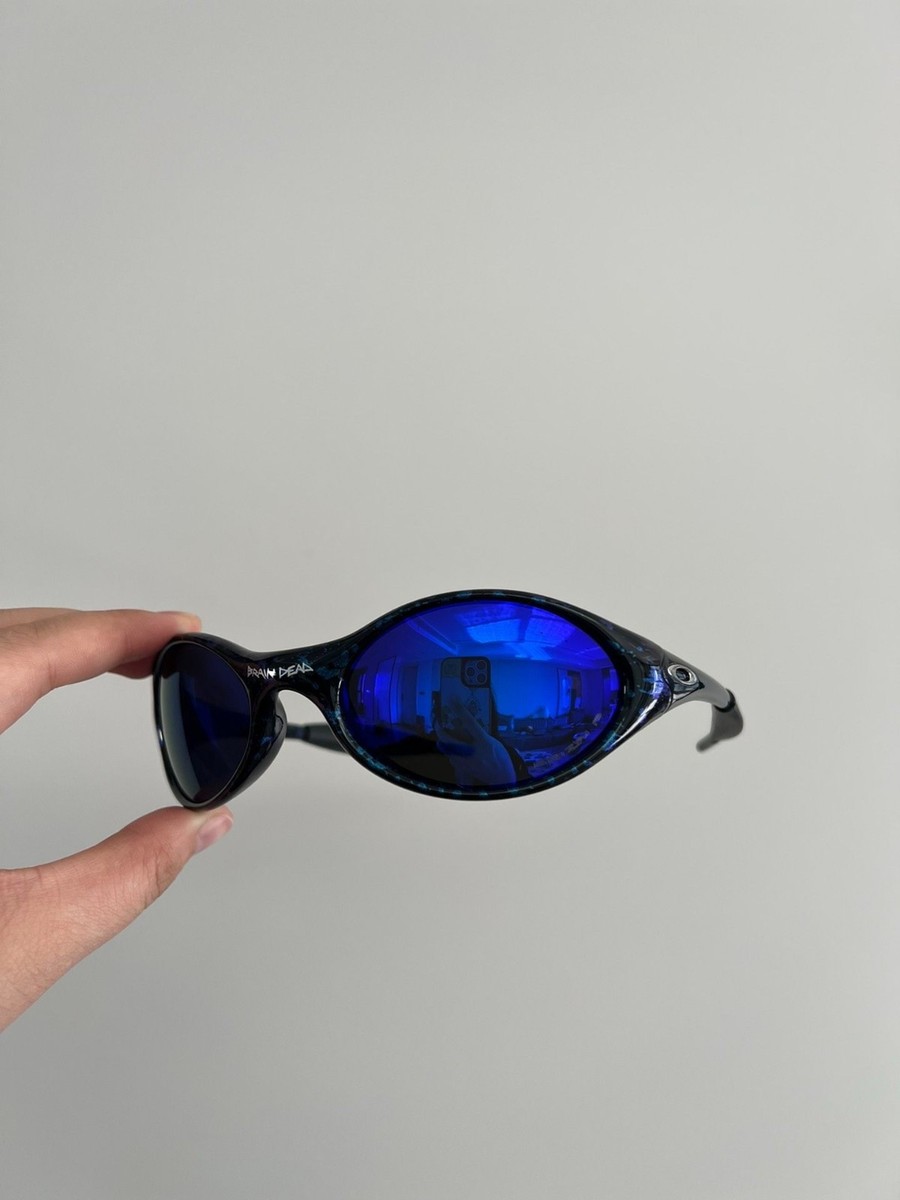 oakley eye jacket X Brain Dead Eye Jacket Blue lenses New | eBay