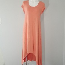 H by Halston Coral High-Low Midi Dress size small petite