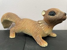 Vintage 10" Red Brown Squirrel CERAMIC Wall Climbing Figurine NORCREST Japan