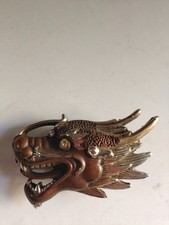 Early Collection: Copper Dragon Head Belt Buckle
