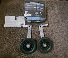 Heavy Duty Training Wheels For Bikes 20" To 26" Made Of Steel Lumintrail TW-49 