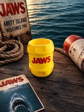 JAWS 3D PRINTED DRUM PEN HOLDER FROM THE CLASSIC FILM JAWS 80mm x 70 mm