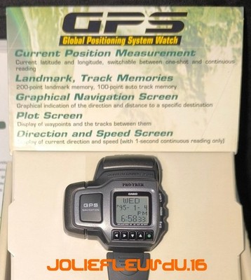 1999   NEU IM KARTON   CASIO PRT-1 PRO TREK   GPS Navigationsuhr   JAPAN NOS NEU IM KARTON