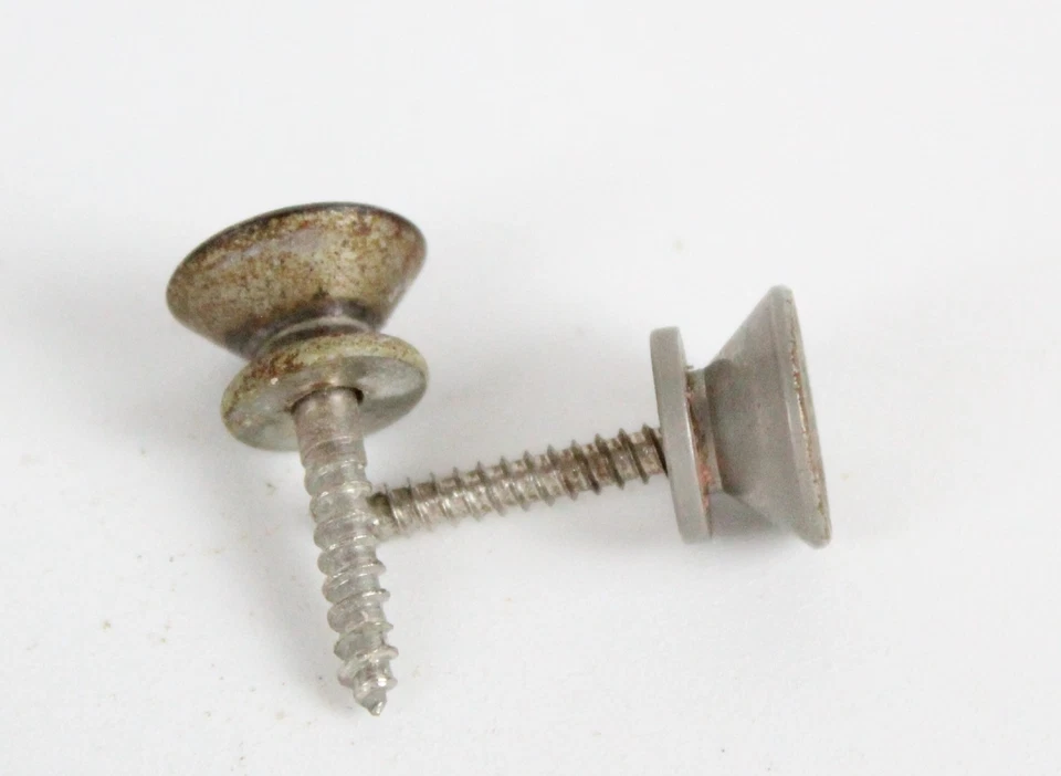 Fender Stratocaster 1977 vintage era CBS botones de correa con tornillos originales años 70 Foto 2 de 3