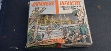 Vintage 1960s Japanese Army Mini Figure Set X48 Pieces With Box Airfix Uk 