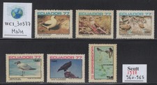 WC1_30377. ECUADOR. 1977 BIRDS set. Sc. 960-965. MNH