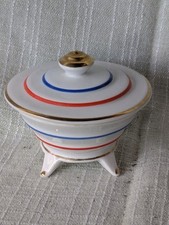 Wunderschöne Art Deco Bonboniere Deckeldose von Beyer & Bock Volkstedt