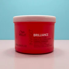 Wella Invigo Brilliance Color Mask 16.9oz Fine/Normal Hair Vibrancy & Shine