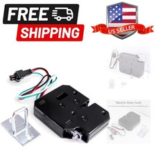 1pcs Electronic Lock,DC 12V 2A Carbon Steel Solenoid Cabinet Spring Lock for ...