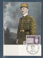 carte  1er jour  Général Delestraint  62 Biache Saint Vaast     1971