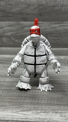 NECA TMNT Teenage Mutant Ninja - Kevin Eastman First Turtles B&W 