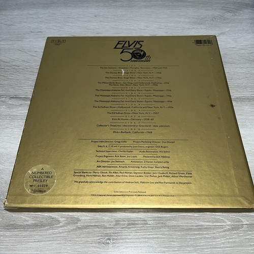 Elvis Presley Elvis 50th Anniversary Box Set 33 RPM Vinyl CPM6-5172 HB3LC - Picture 2 of 15