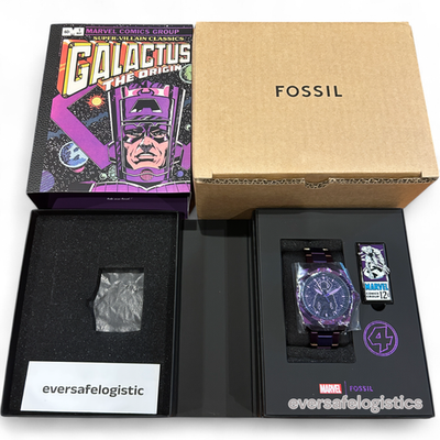 Marvel x Fossil LE1211SET Galactus Watch 48mm Limited Edition New