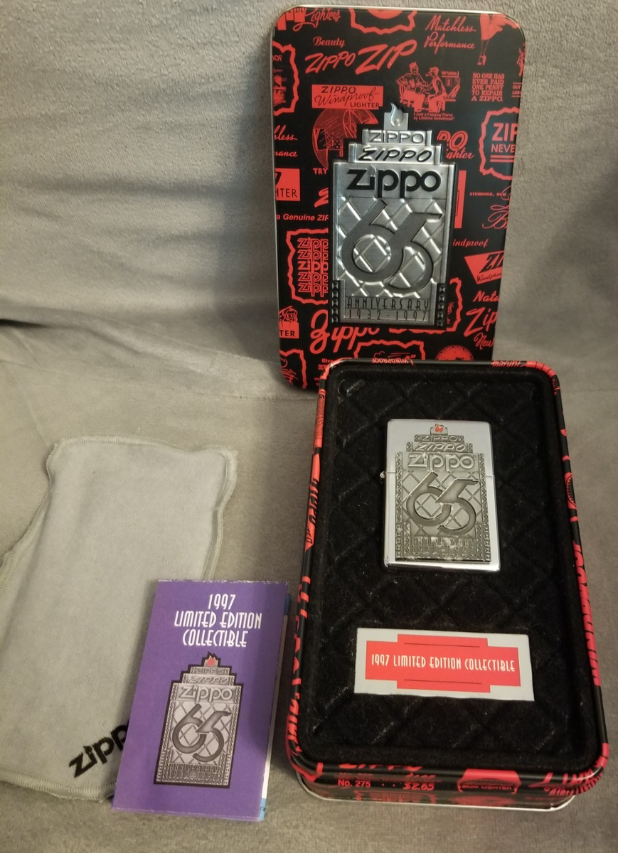 Zippo 65th Anniversary 1932 - 1997 Limited Edition Lighter for