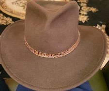 Scala Classico Men's Crushable Outback Hat S Small 100 Wool Vintage Vtg Handmade