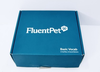 Fluent Pet Basic Vocab Kit with 6 Hex Tiles & 12 Speech Buttons Unused Open Box