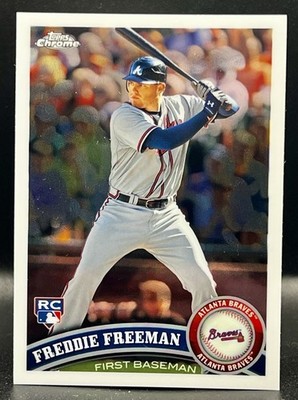 2011 Topps Chrome Freddie Freeman Rookie #173 (RC) Atlanta Braves LA Dodgers