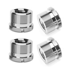 4 Piece 5/8Inch Male to 3/8Inch Female Knurled Mic Screw Adapter for Mic Micp...