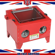 25 Gallon Bench Top Air Sandblasting Cabinet Sandblaster Blast Large Cabinet