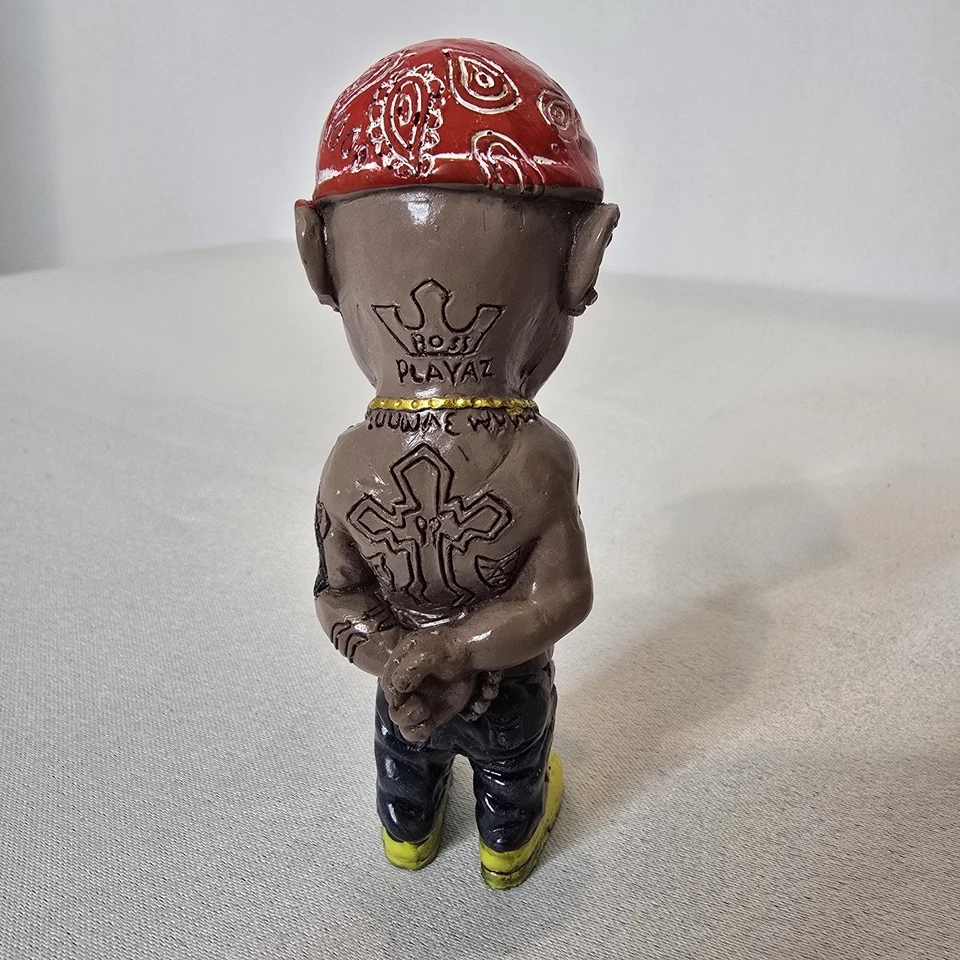 Tupac Shakur Hip Hop Rapero Figura de Acción Mini Figuras de Resina Adorno Estatua 4" Foto 4 de 4