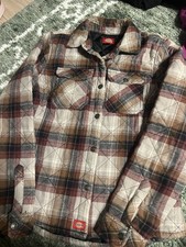 Dickies Women s Plaid Lightweight Jacket Size Small