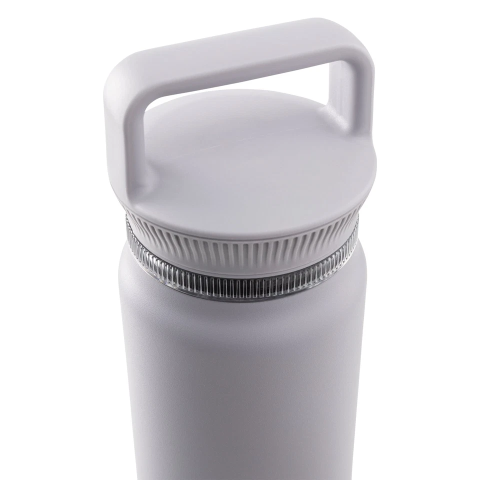 Botella de agua Everett de acero inoxidable TAL con caño Tritan 32 oz, gris azul Foto 2 de 4