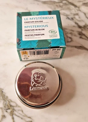Lamazuna Festes Parfum "Mysterious" 20 ml – Kiefer + Holz Note–in Metalldose OVP