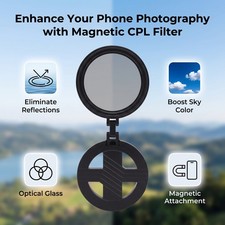 52mm Magnetic CPL Filter Fit For IOS Phone CPL Polarizing Filter Optical Gla BT0