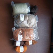 needle felting wool job lot, mixed colours good condition. Not for wet felting