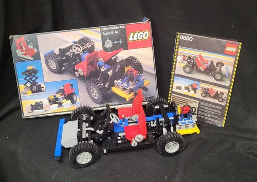 Vintage 1980 LEGO 8860 Expert Builder Car Chassis TECHNIC Complete
