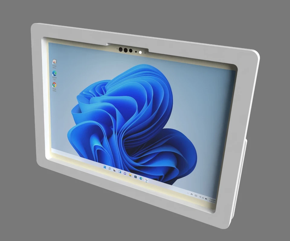 MS Surface Pro 3 4 5 6 7 8 9 10 11 12 GO X Acrylic Security VESA Case Wall Mount - Image 2 of 4